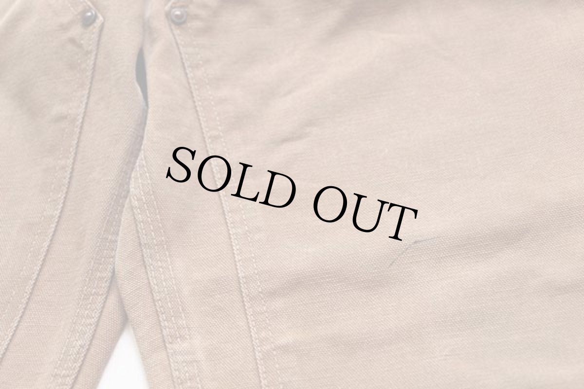 画像8: 70s carharttカーハート ダック地 ダブルニー ペインターパンツ 茶 w32 (8)