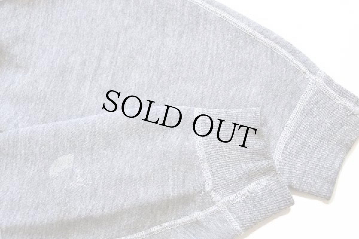 画像6: 50s USA製 RUSSELLラッセル AMBRIDGE 28 前V スウェット 杢グレー L (6)