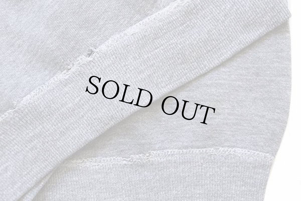 画像7: 50s USA製 RUSSELLラッセル AMBRIDGE 28 前V スウェット 杢グレー L (7)