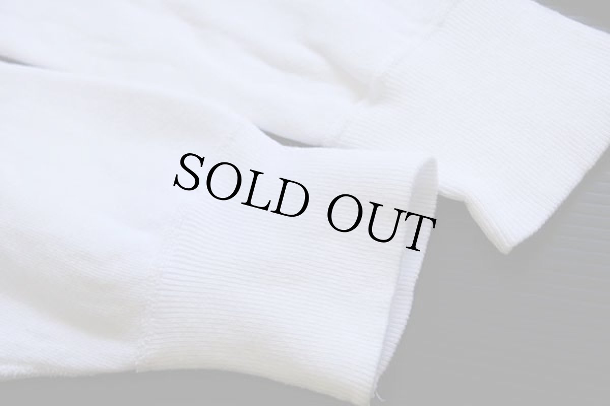 画像6: 50s MERCURY 無地 コットン スウェット 白 38 (6)