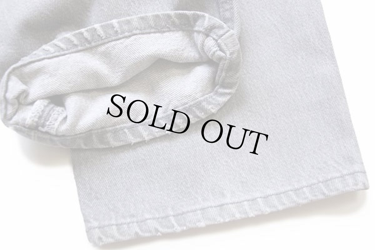 画像9: 80s USA製 Levi'sリーバイス 501 グレー デニムパンツ w32 L34 (9)