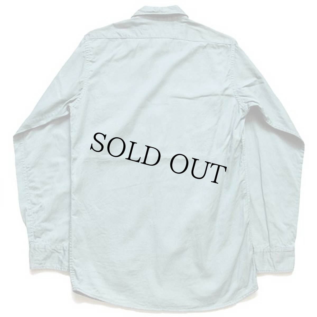 画像2: 60s CoverAll コットンツイル ワークシャツ 薄緑 S (2)