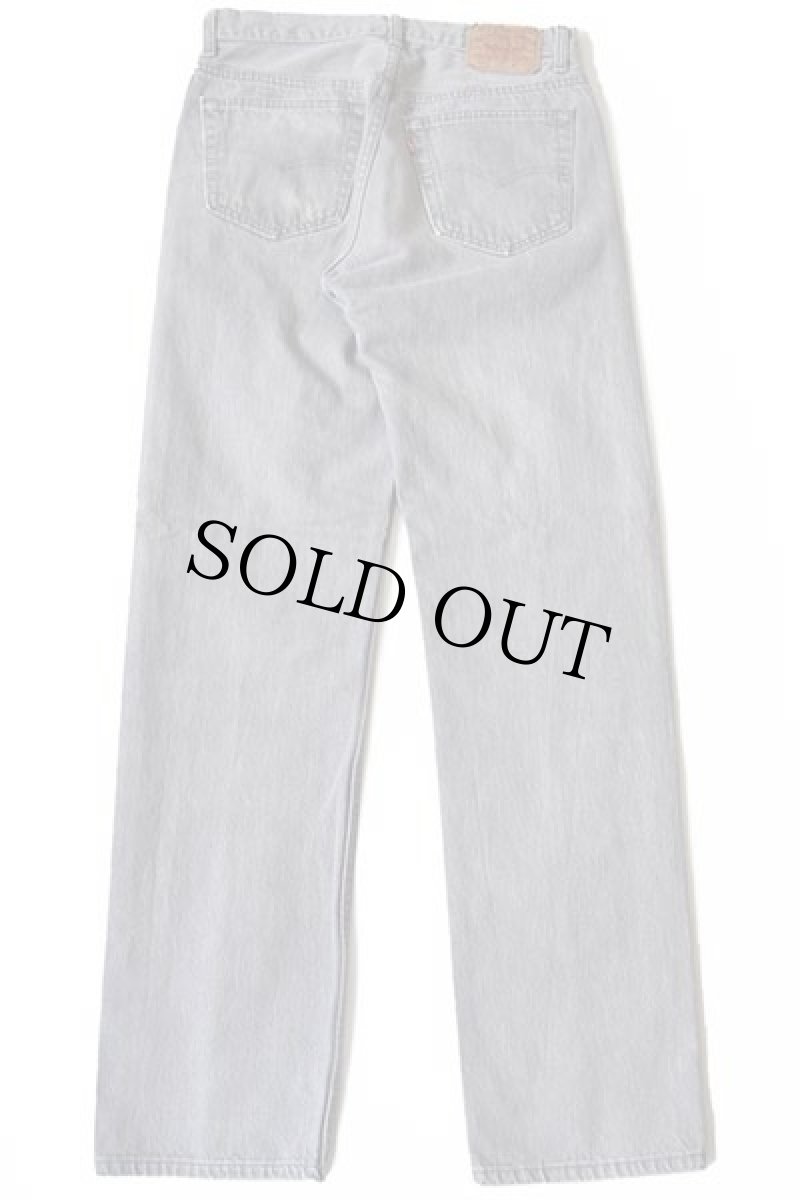 画像3: 80s USA製 Levi'sリーバイス 501 グレー デニムパンツ w32 L34 (3)