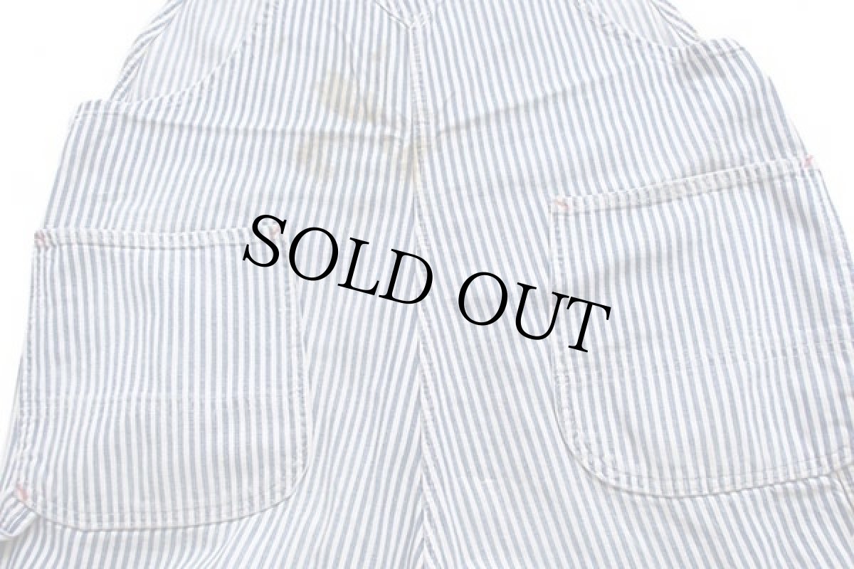 画像6: 70s USA製 JCPenney BIGMACビッグマック ヒッコリー ストライプ オーバーオール (6)