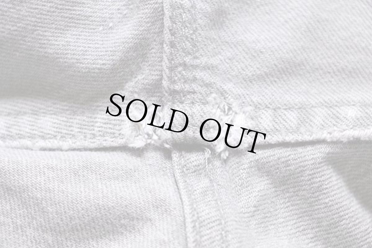 画像10: 80s USA製 Levi'sリーバイス 501 グレー デニムパンツ w32 L34 (10)