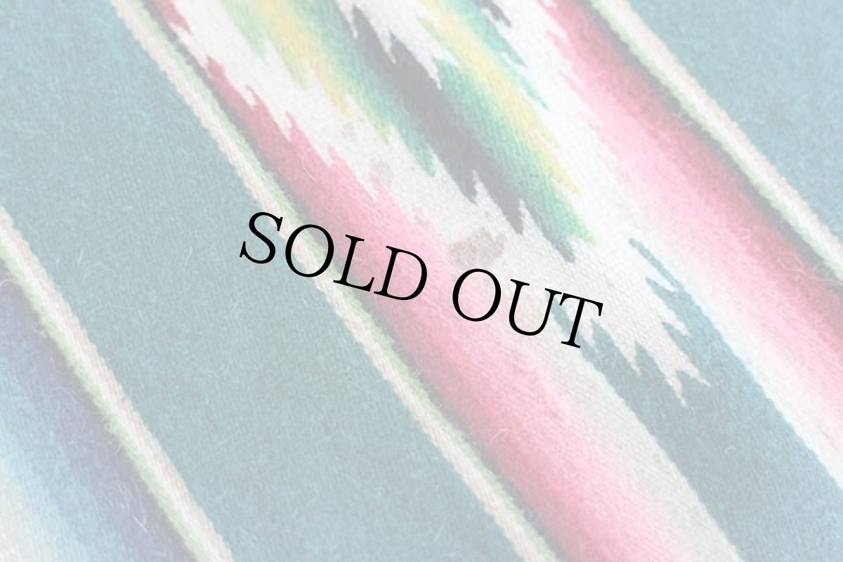 画像4: ビンテージ メキシカン ラグ サラペ ミニ (4)