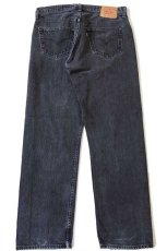 画像3: 90s カナダ製 Levi'sリーバイス 501 ブラック デニムパンツ w36 L32★ユーロ (3)