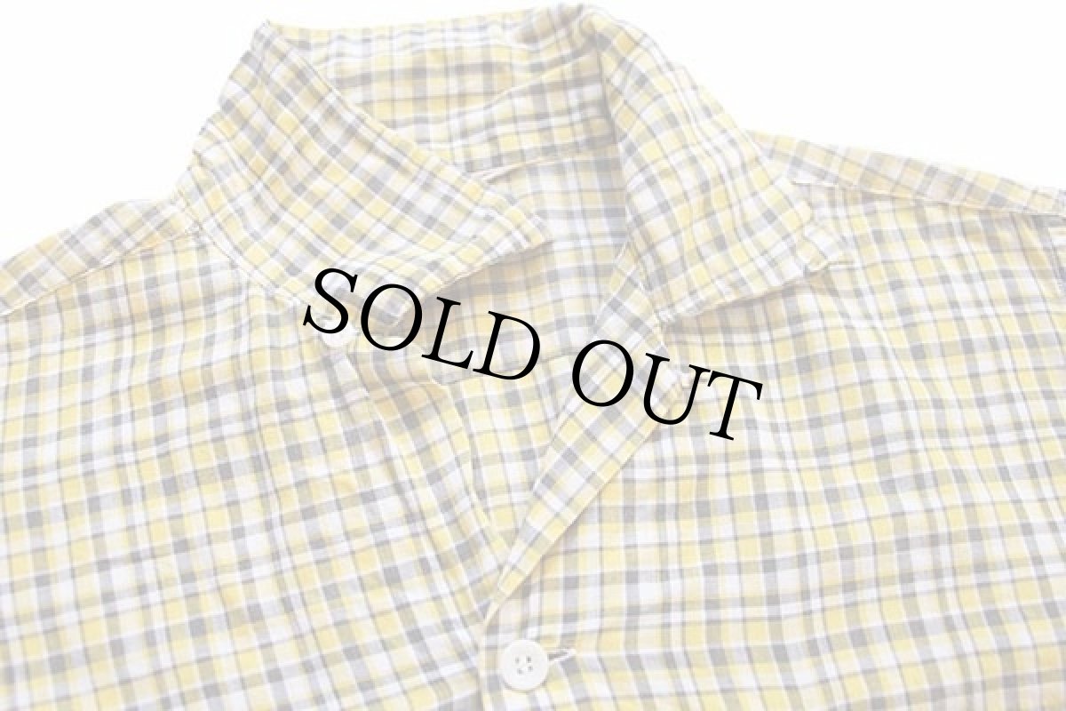 画像3: 50s SEAWANEE チェック 半袖 コットンシャツ M (3)