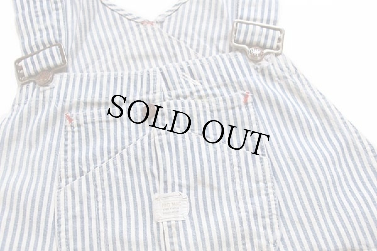 画像4: 70s USA製 JCPenney BIGMACビッグマック ヒッコリー ストライプ オーバーオール (4)