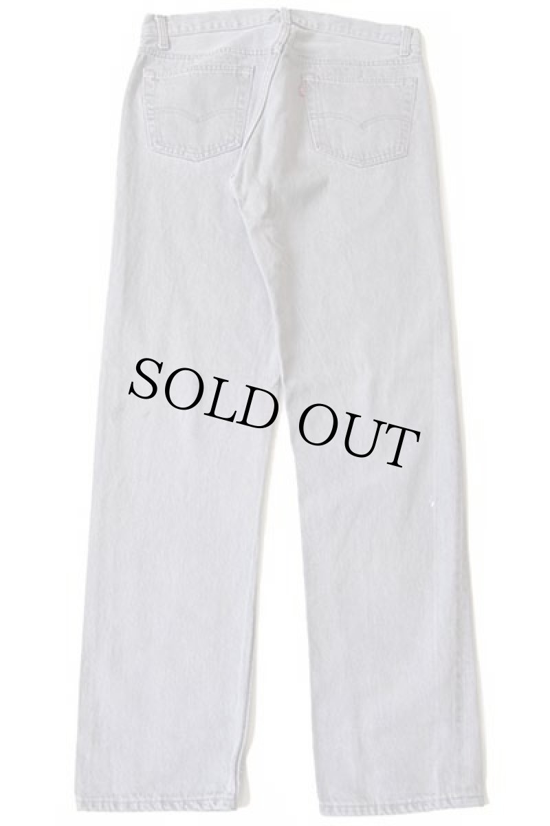画像3: 80s USA製 Levi'sリーバイス 501 グレー デニムパンツ w36 L34 (3)