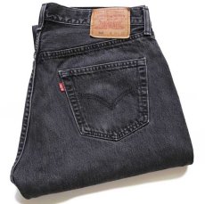 画像1: 90s カナダ製 Levi'sリーバイス 501 ブラック デニムパンツ w36 L32★ユーロ (1)