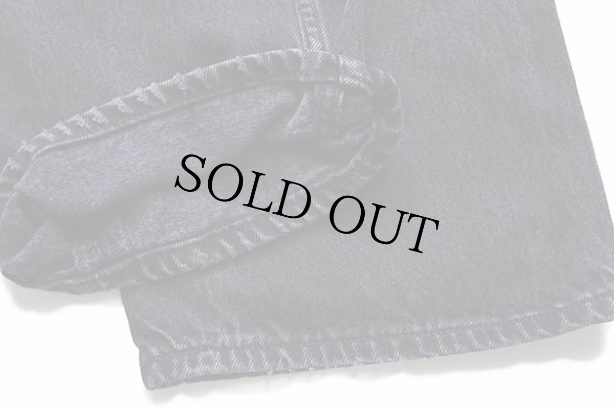 画像8: 90s カナダ製 Levi'sリーバイス 501 ブラック デニムパンツ w42 L32★ユーロ (8)