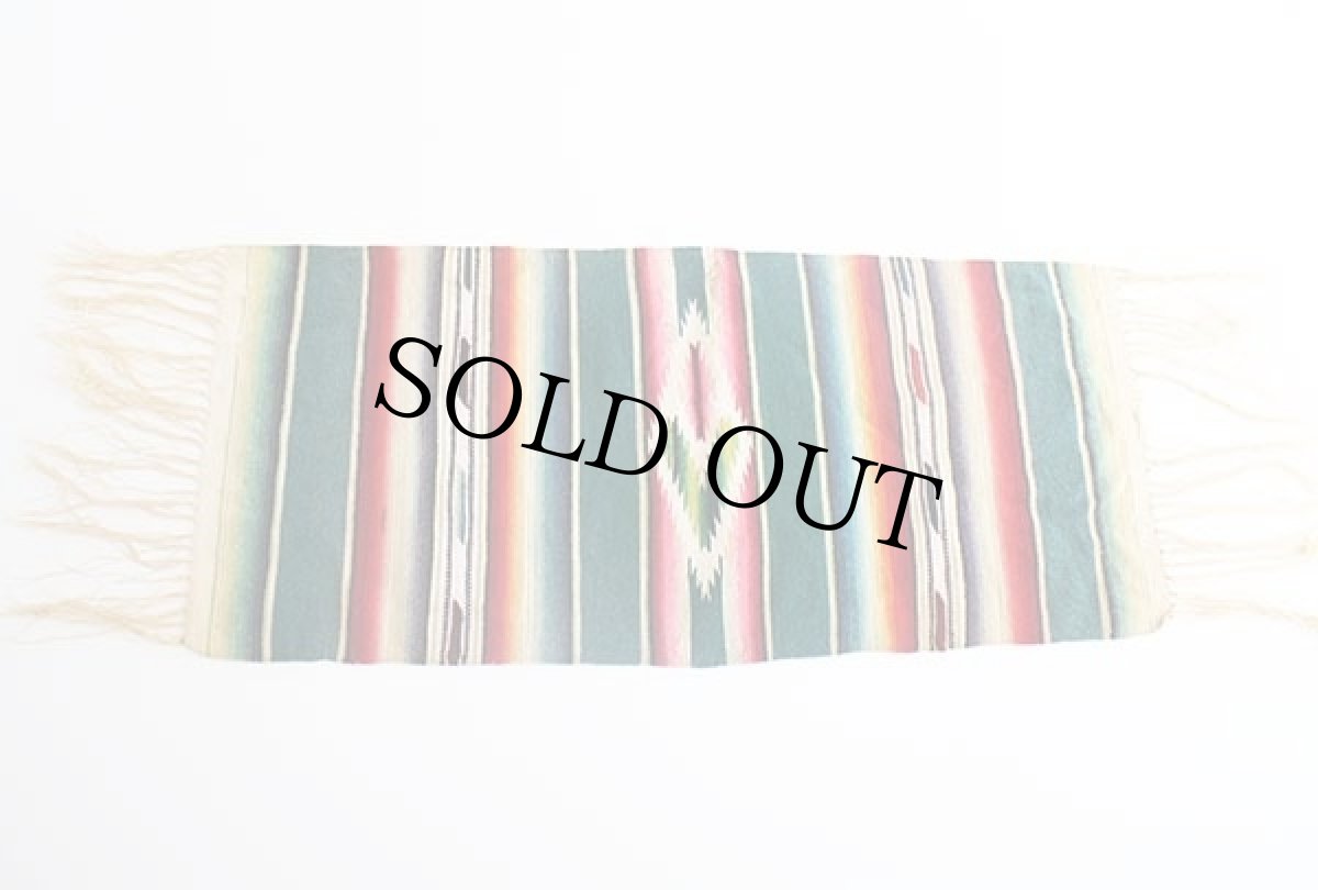 画像2: ビンテージ メキシカン ラグ サラペ ミニ (2)