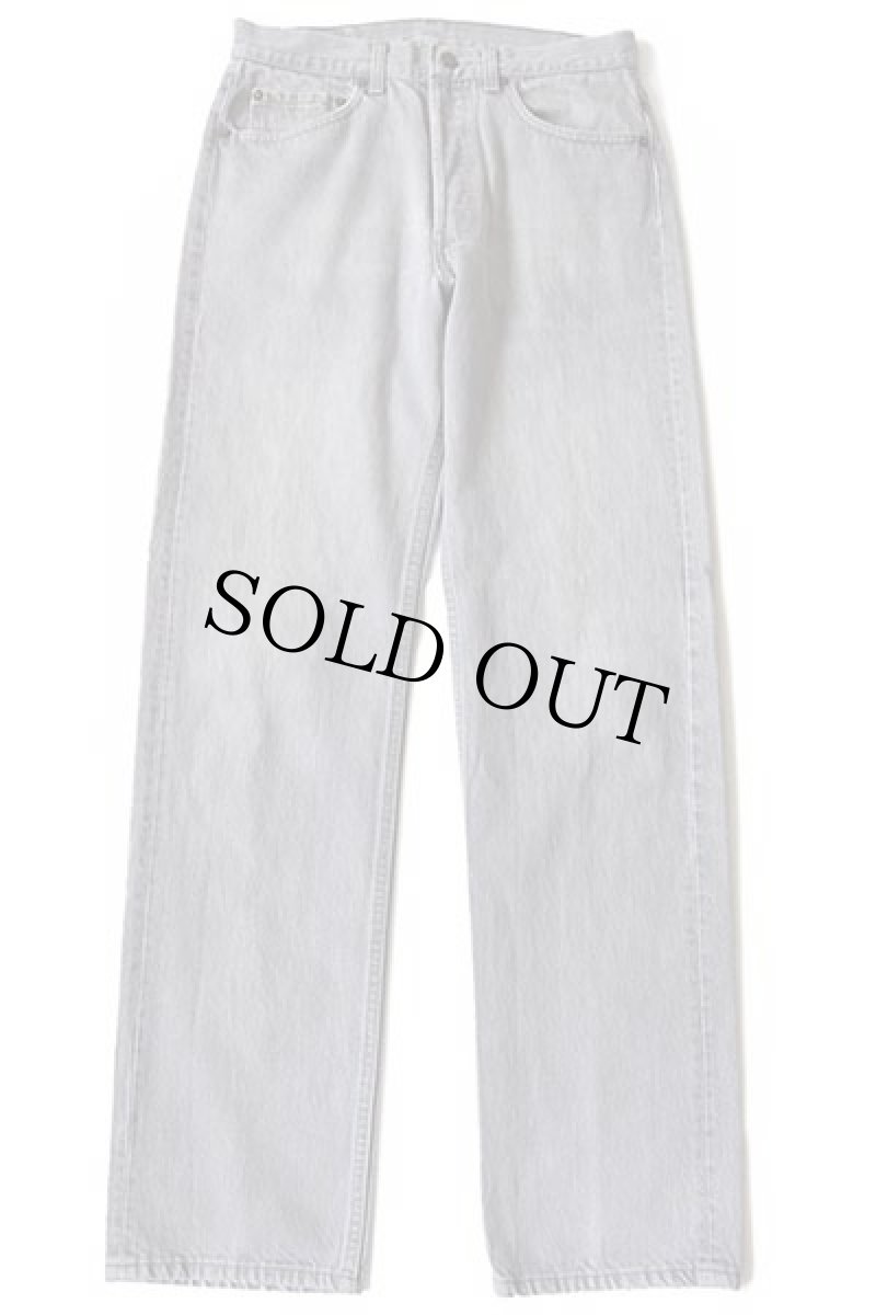 画像2: 80s USA製 Levi'sリーバイス 501 グレー デニムパンツ w32 L34 (2)