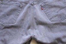 画像5: 80s USA製 Levi'sリーバイス 501 グレー デニムパンツ w36 L34 (5)