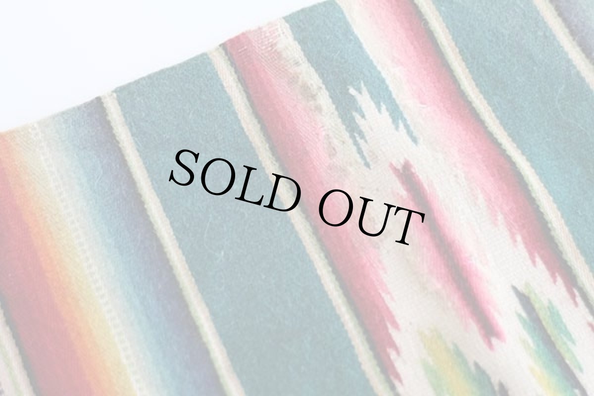 画像3: ビンテージ メキシカン ラグ サラペ ミニ (3)