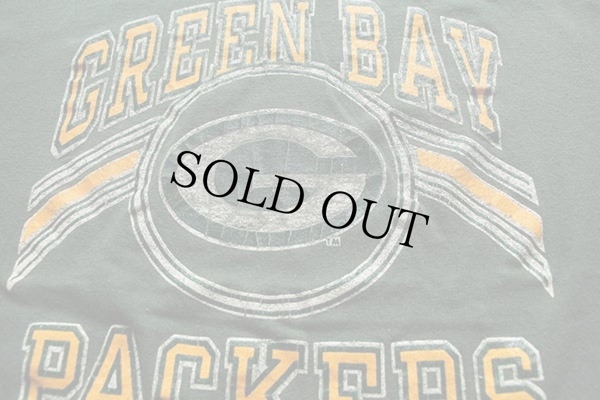 画像3: 80s USA製 Championチャンピオン NFL GREEN BAY PACKERS コットン フットボールTシャツ 緑 XL (3)