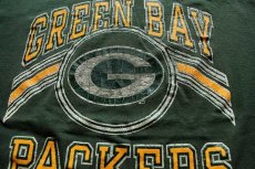 画像3: 80s USA製 Championチャンピオン NFL GREEN BAY PACKERS コットン フットボールTシャツ 緑 XL (3)