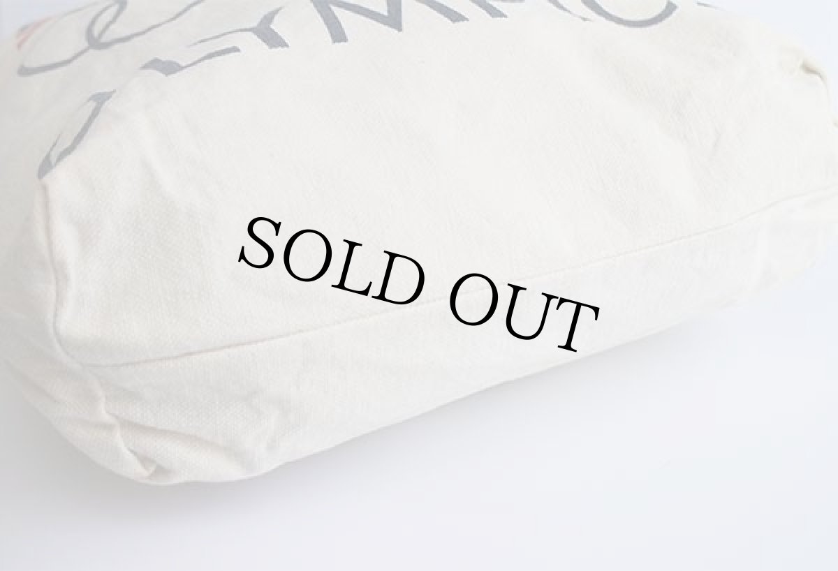 画像6: 80s USA'88 OLYMPICS オリンピック 染み込みプリント キャンバス バッグ 生成り (6)