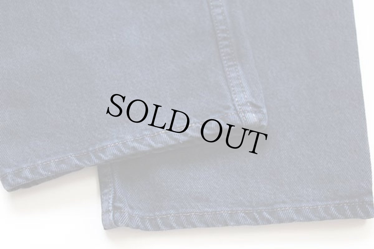 画像8: 90s USA製 Levi'sリーバイス 501 カラーデニムパンツ 後染め 紺 w32 L30 (8)