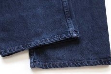 画像8: 90s USA製 Levi'sリーバイス 501 カラーデニムパンツ 後染め 紺 w32 L30 (8)