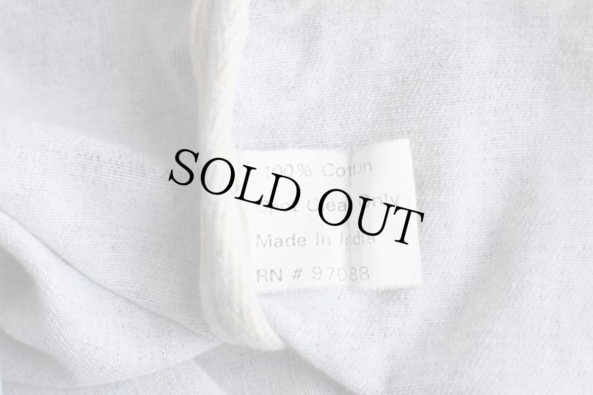 画像3: delias 鍵盤柄 コットン 手提げバッグ 黒×白 フェード (3)