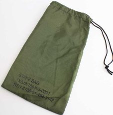 画像1: 米軍 ナイロン STAKE BAG オリーブ★B (1)