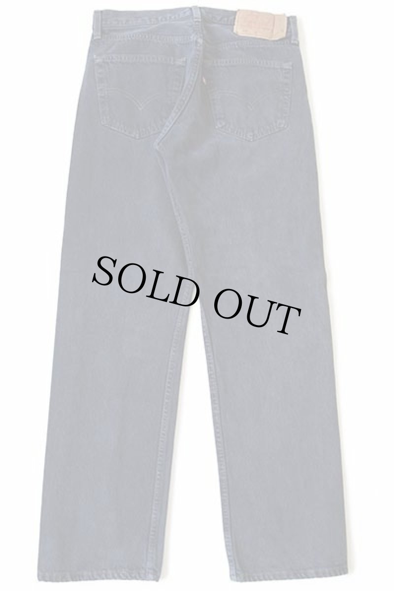 画像3: 90s USA製 Levi'sリーバイス 501 カラーデニムパンツ 後染め 紺 w32 L30 (3)