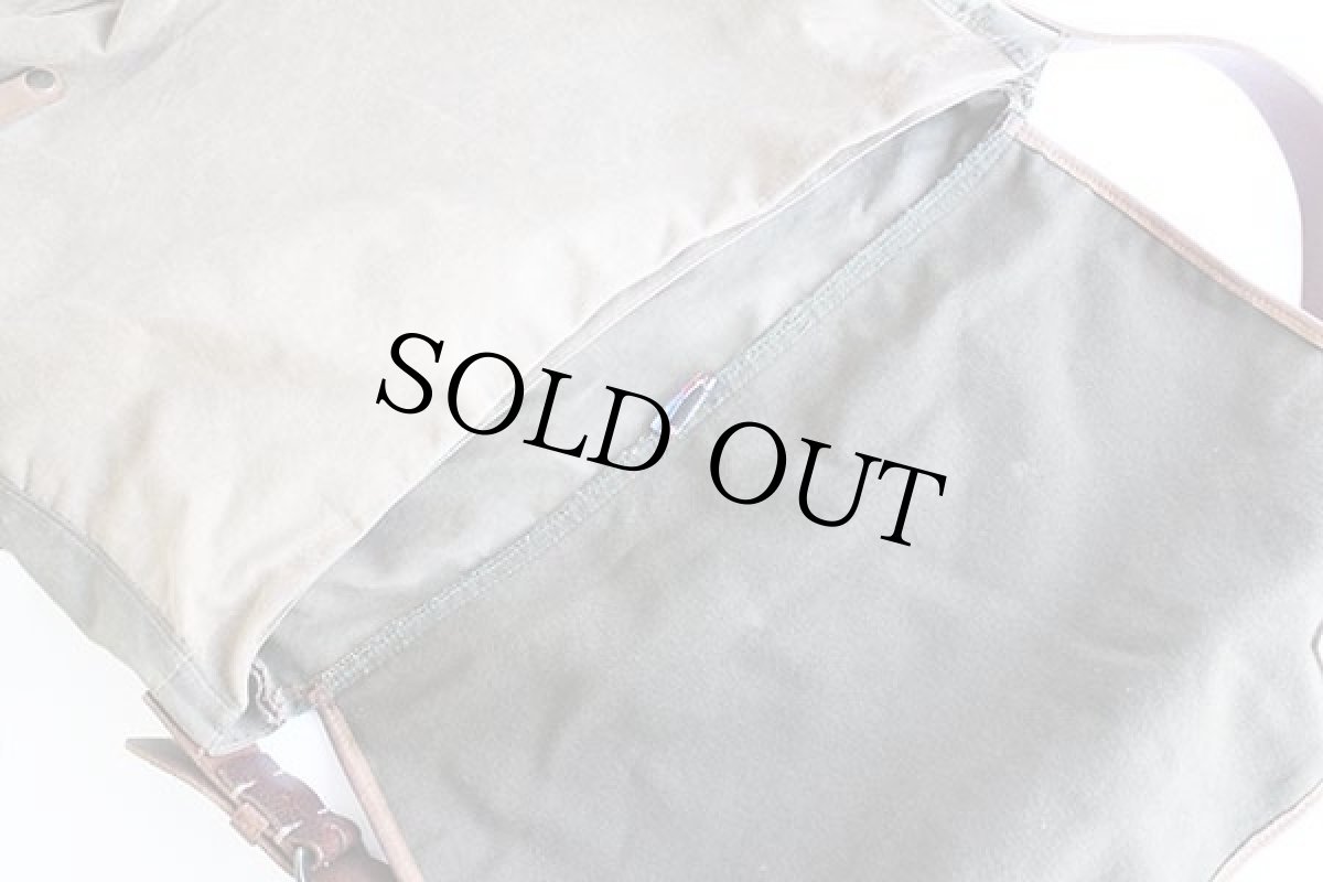 画像8: USA製 WILL LEATHER GOODS ラグ×ワックスコットン ショルダーバッグ (8)