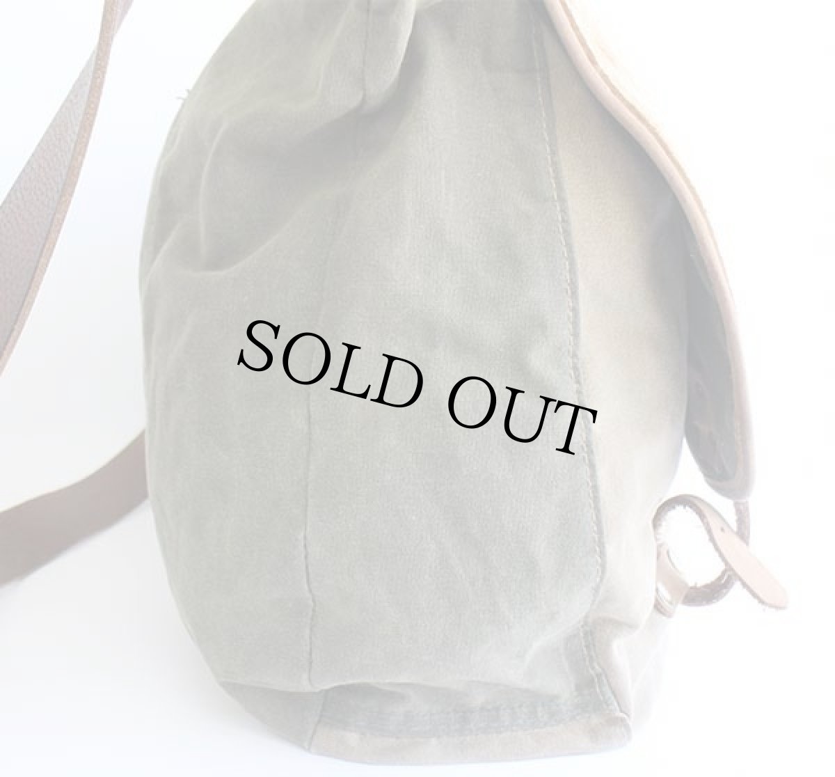 画像3: USA製 WILL LEATHER GOODS ラグ×ワックスコットン ショルダーバッグ (3)