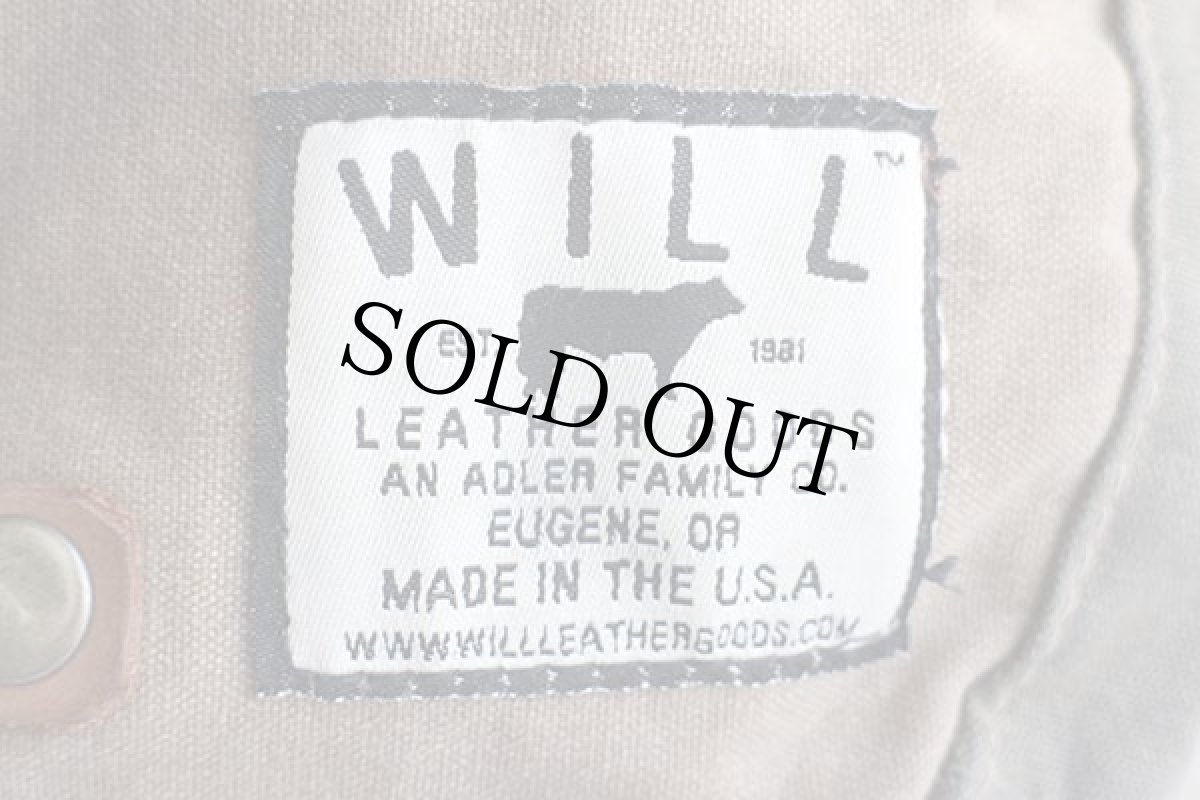 画像5: USA製 WILL LEATHER GOODS ラグ×ワックスコットン ショルダーバッグ (5)