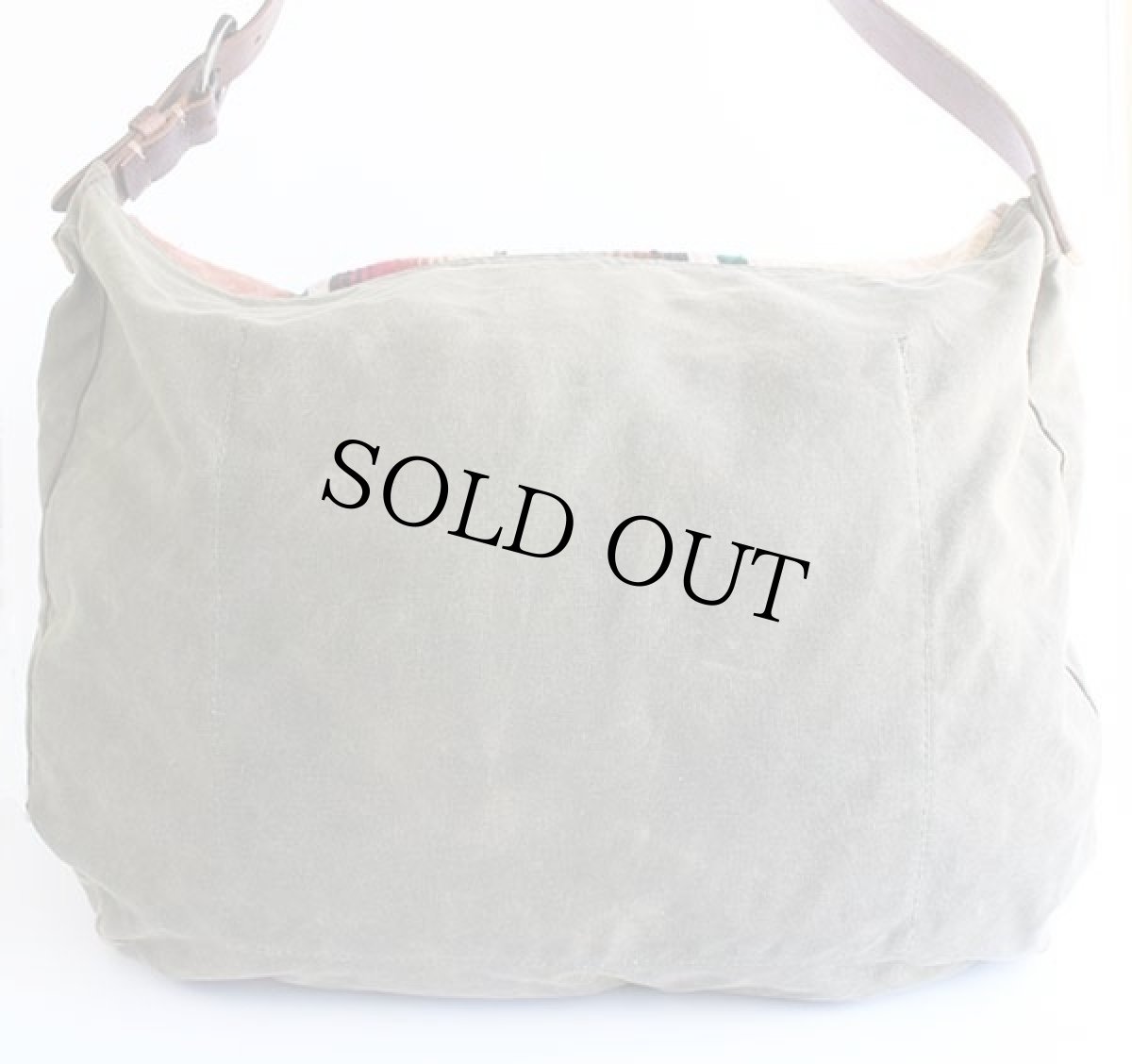 画像2: USA製 WILL LEATHER GOODS ラグ×ワックスコットン ショルダーバッグ (2)