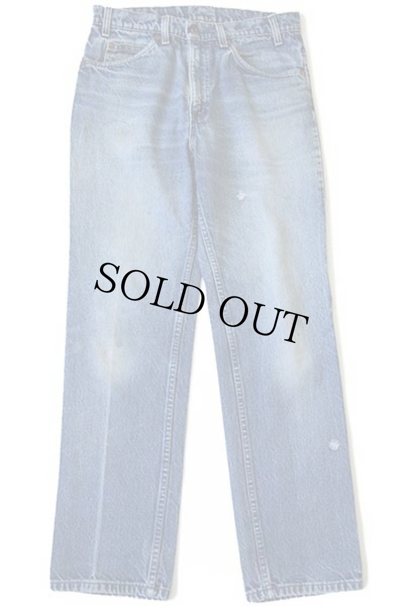 画像2: 80s USA製 Levi'sリーバイス 509 ダメージ デニムパンツ w32 L31 (2)