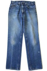 画像2: 80s USA製 Levi'sリーバイス 509 ダメージ デニムパンツ w32 L31 (2)