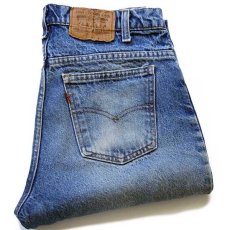 画像1: 80s USA製 Levi'sリーバイス 509 ダメージ デニムパンツ w32 L31 (1)