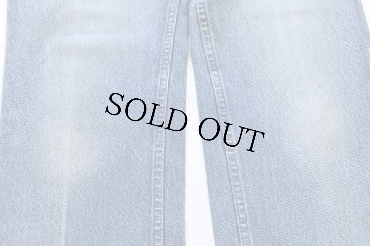 画像7: 80s USA製 Levi'sリーバイス 509 ダメージ デニムパンツ w32 L31 (7)