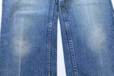 画像7: 80s USA製 Levi'sリーバイス 509 ダメージ デニムパンツ w32 L31 (7)