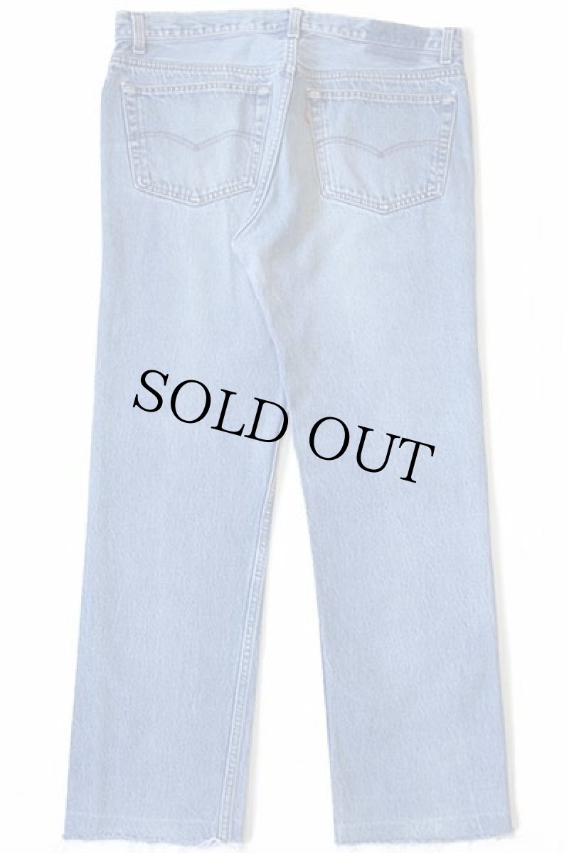 画像3: 90s USA製 Levi'sリーバイス 501 カットオフ デニムパンツ カスタム w36 (3)