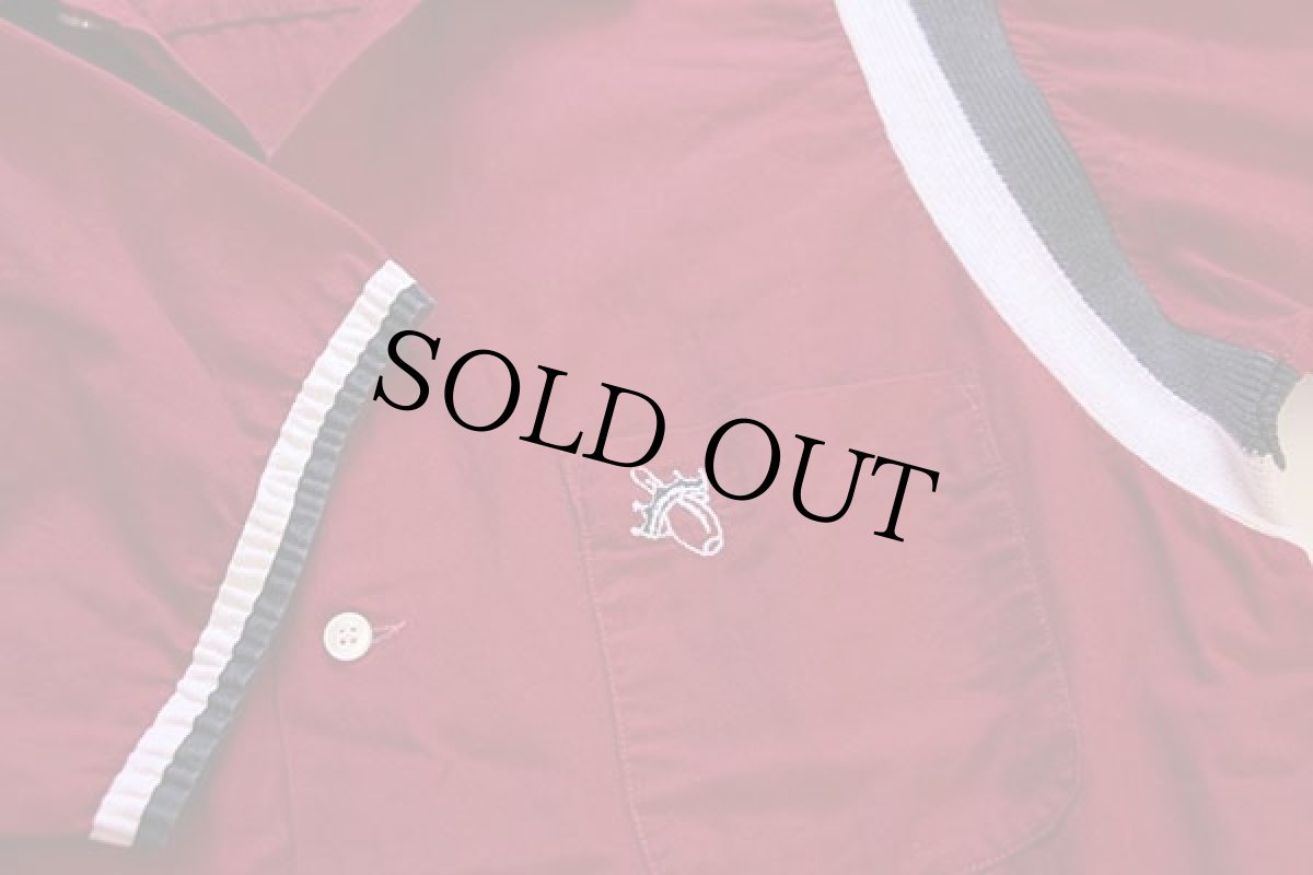 画像5: 60s USA製 Hiltonヒルトン Ralph's Cafe チェーン刺繍 コットン ボウリングシャツ バーガンディ M (5)