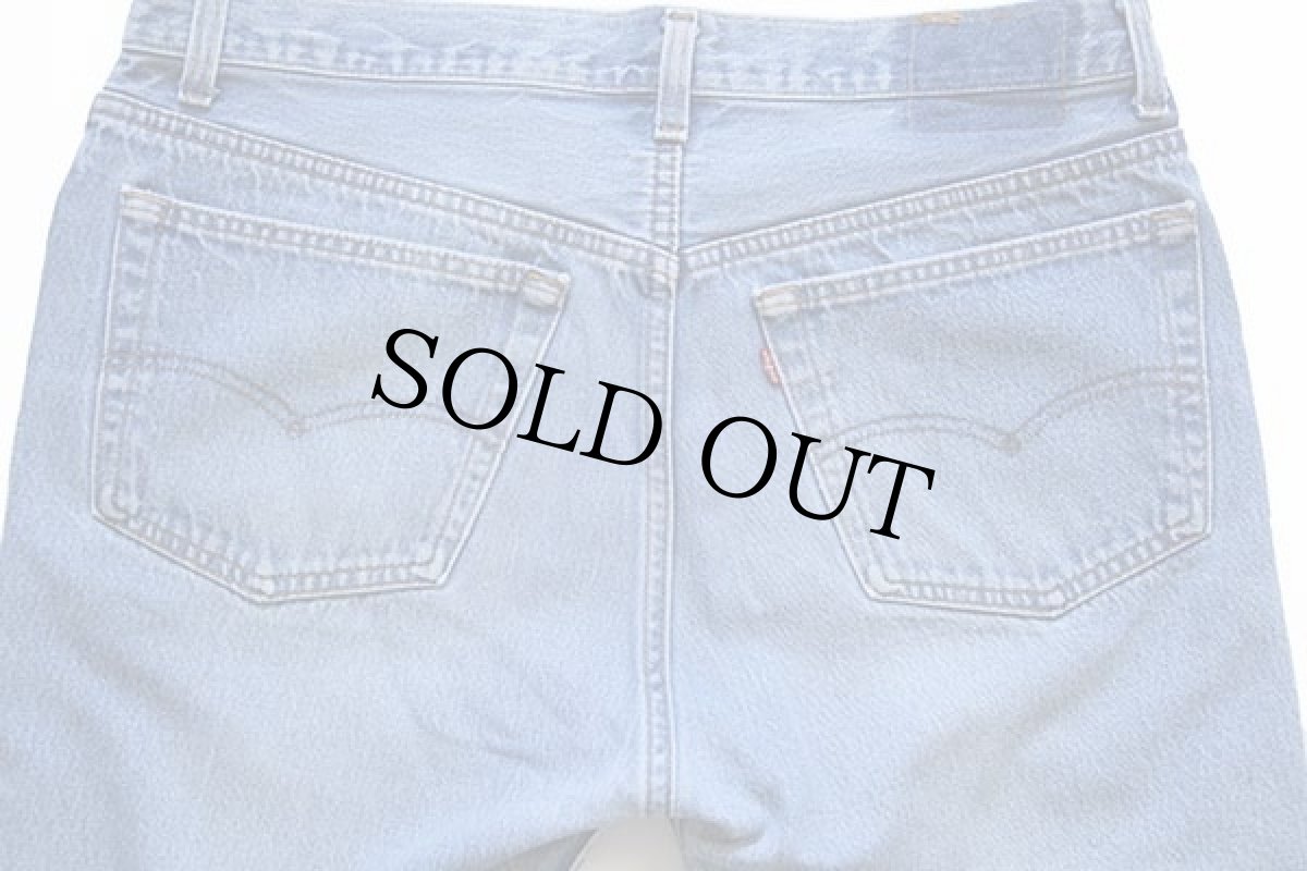 画像5: 90s USA製 Levi'sリーバイス 501 カットオフ デニムパンツ カスタム w36 (5)