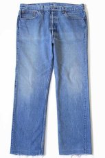 画像2: 90s USA製 Levi'sリーバイス 501 カットオフ デニムパンツ カスタム w36 (2)