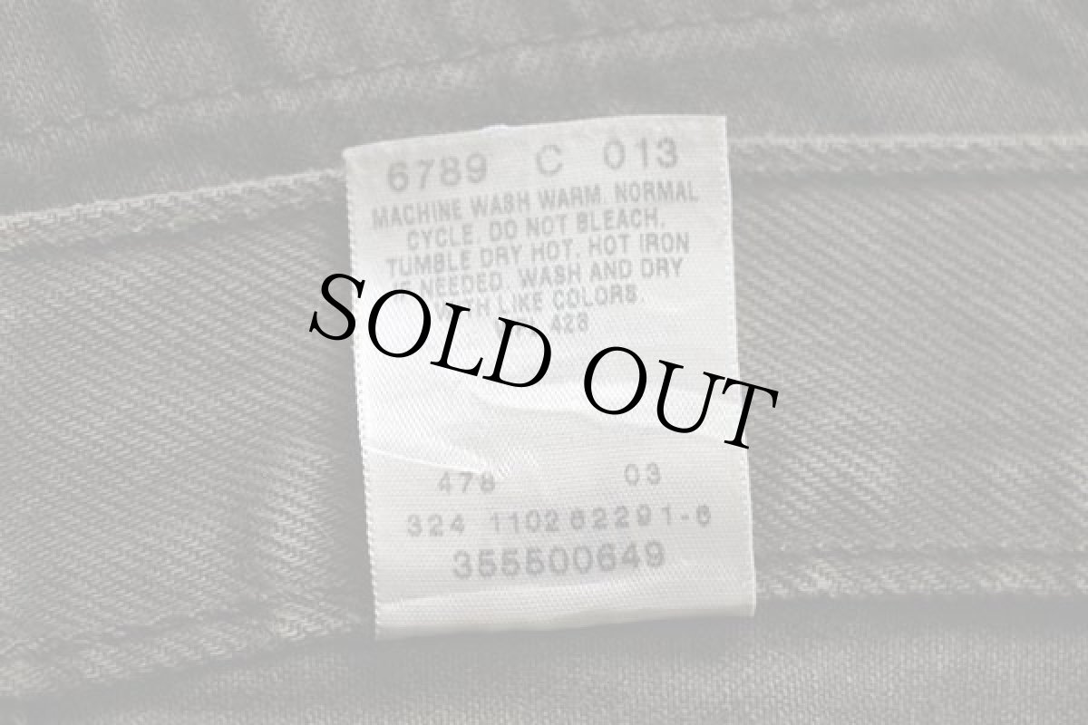 画像4: 00s Levi'sリーバイス 550 カラーデニム ショートパンツ 後染め オリーブ w33★71 ショーツ (4)