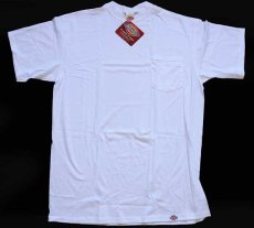 画像3: デッドストック★00s Dickiesディッキーズ 無地 コットン ポケットTシャツ 白 XL★A (3)