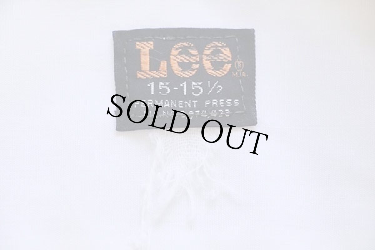 画像4: 70s Leeリー PHILLIPS 66 パッチ付き 半袖 ワークシャツ 白 15 (4)