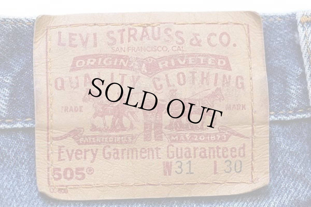 画像6: 00s USA製 Levi'sリーバイス 505 デニムパンツ w31 L30 (6)