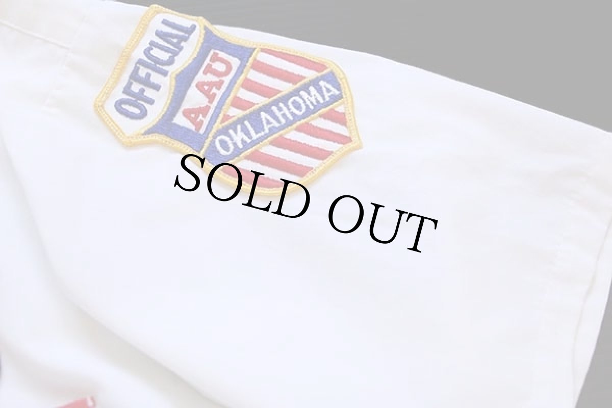 画像5: 70s Leeリー PHILLIPS 66 パッチ付き 半袖 ワークシャツ 白 15 (5)