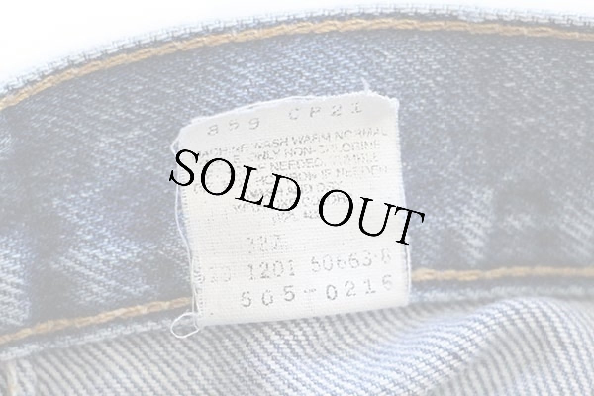 画像8: 00s USA製 Levi'sリーバイス 505 デニムパンツ w31 L30 (8)