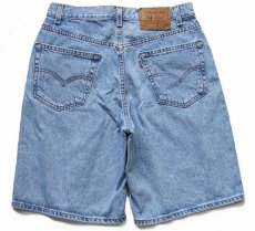 画像2: 90s USA製 Levi'sリーバイス 550 デニム ショートパンツ w33★01 ショーツ (2)