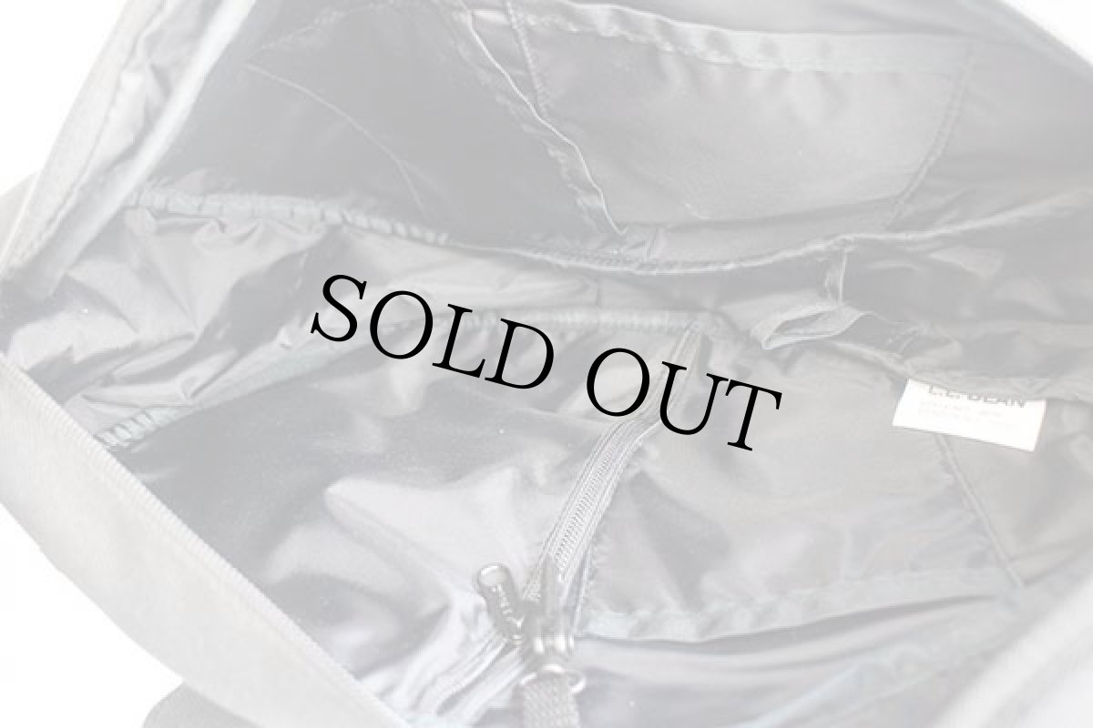 画像7: デッドストック★90s L.L.Bean ナイロン ワンショルダーバッグ 黒 (7)