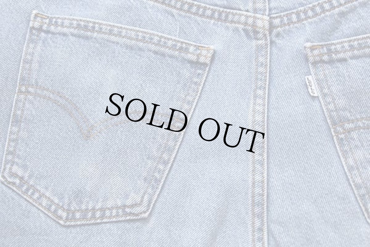 画像5: 90s USA製 Levi'sリーバイス 565 デニム ショートパンツ w33 L13★ショーツ (5)